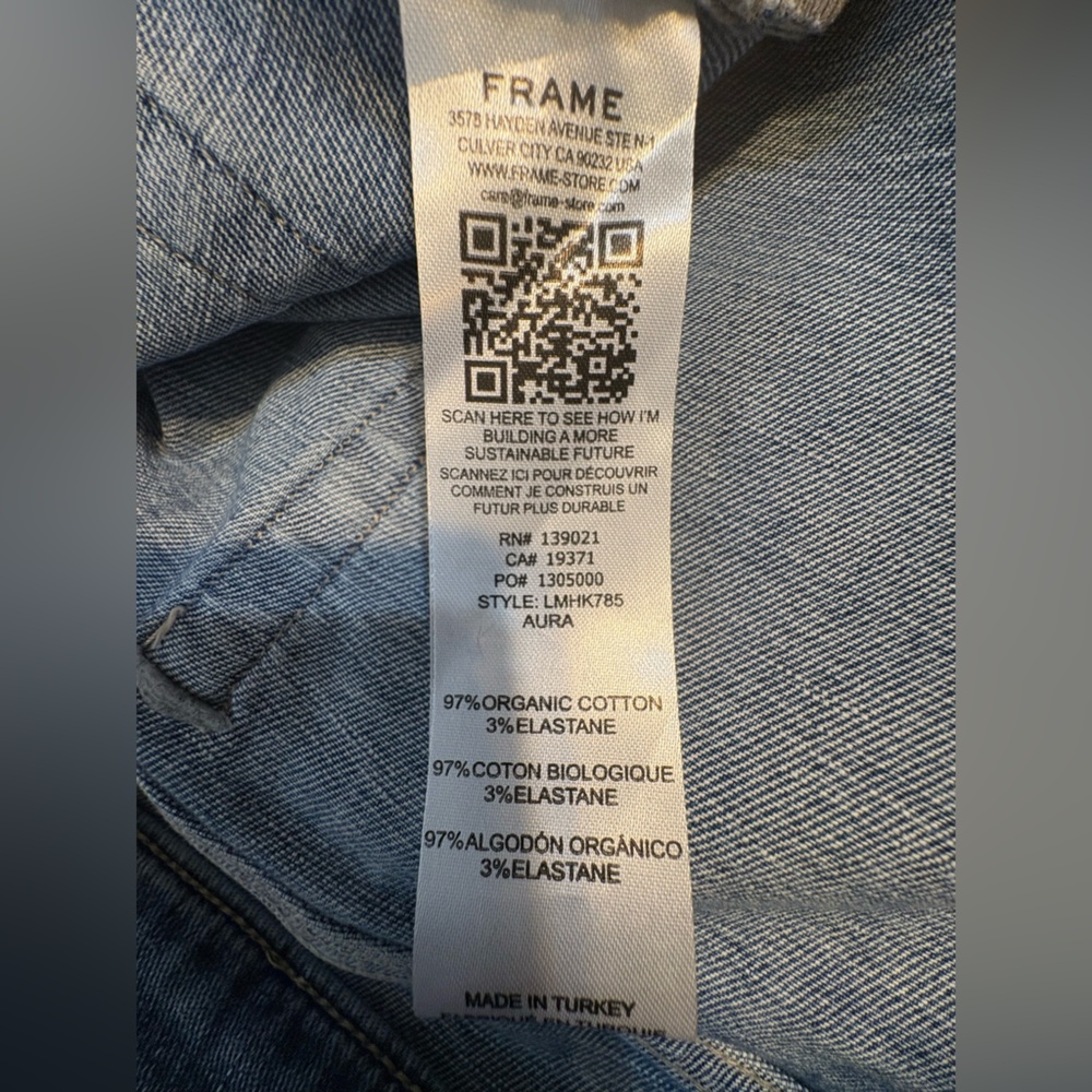 Frame Denim Blue L’Homme Skinny Jeans - Picture 5 of 5
